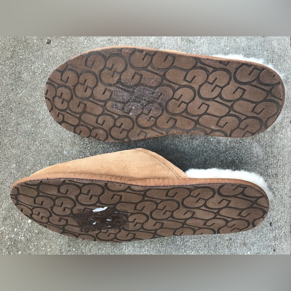 UGG Pearle Scuff Shearling Slippers- NWOT- men’s 8/ women’s 10 - Picture 8 of 16